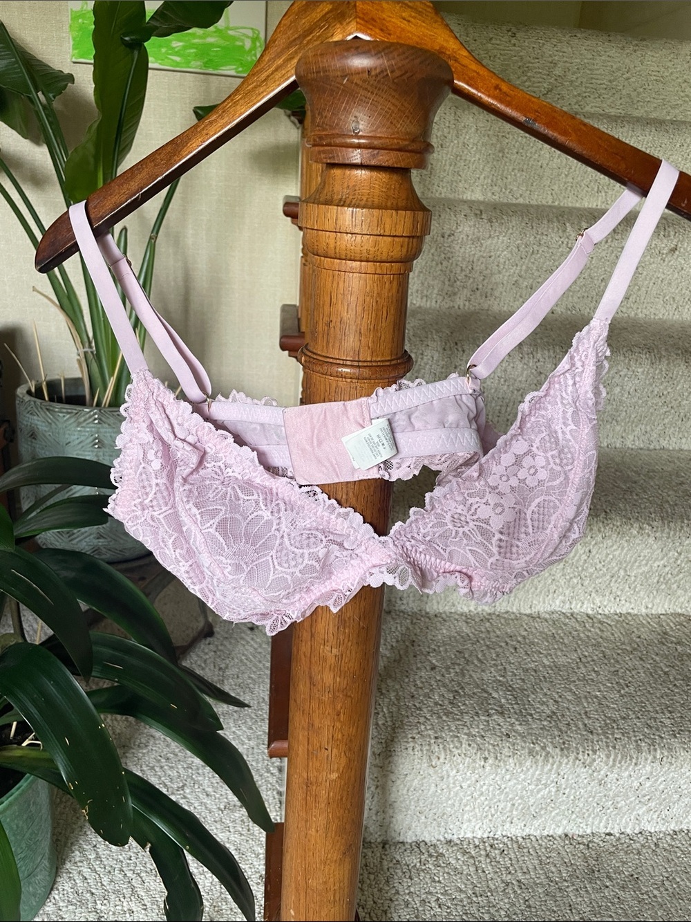 aerie Lace Underwire Bralette - Light Pink XL - Picture 2 of 8